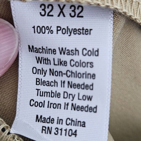 NWT Zelos Hybrid Pants Men's 32x32 Tan Straight Leg Flat Front Lightweight - Picture 9 of 11